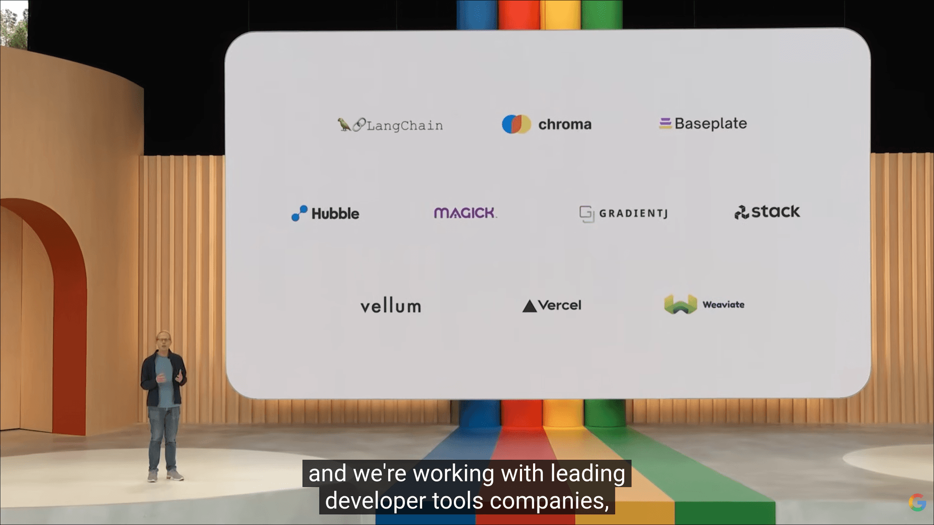Magick ML featured at Google I/O 2023 alongside LangChain, Vercel, and other leading developer tools companies